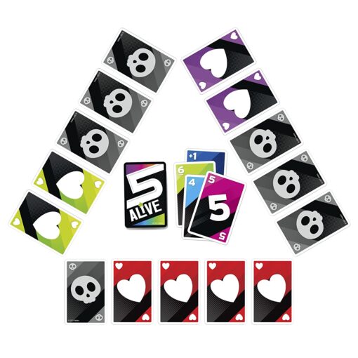 5 Alive Card Game - Hasbro Gaming 5 Alive Card Game - Fast-Paced Kids - Image 4