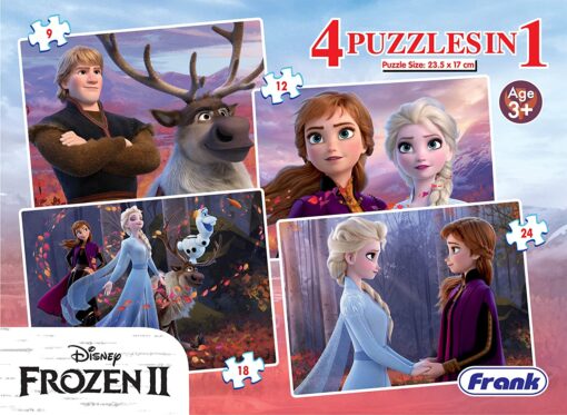 Frank Frozen 2 4 in 1 Puzzle