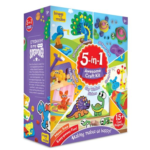 5 in 1 Ultimate Craft Kit for Kids - HandCraft Game for Kids - SND
