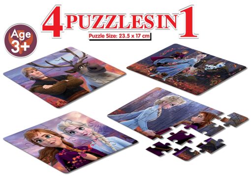 Frank Frozen 2 4 in 1 Puzzle - Image 3