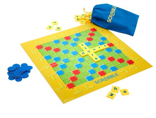 Mattel Junior Scrabble Crossword Game for Small Kids - Image 3