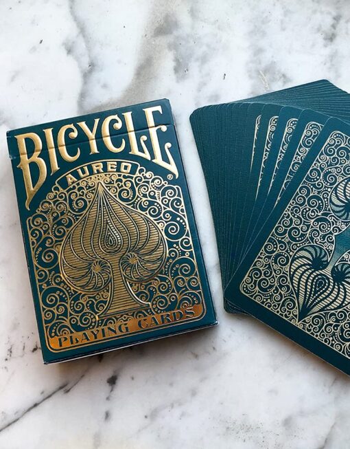 Bicycle Aureo Playing Cards - Premium quality plastic playing cards for games Made In USA - Image 4