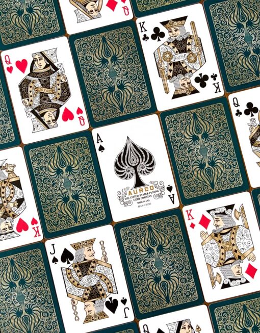 Bicycle Aureo Playing Cards - Premium quality plastic playing cards for games Made In USA - Image 6