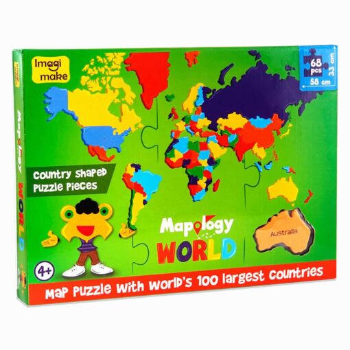 Imagimake Mapology World Educational Puzzle Game
