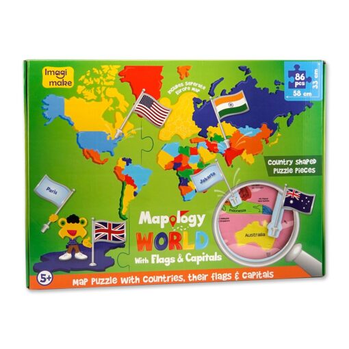 Imagimake Mapology World With Capitals