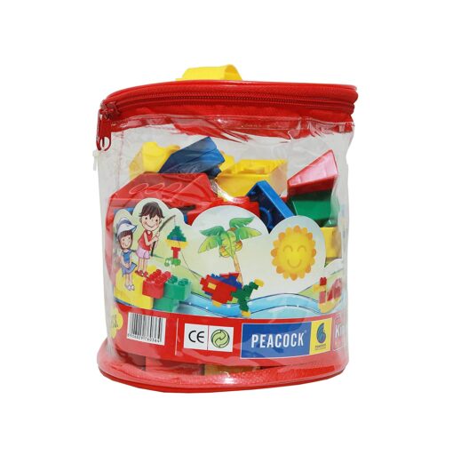 Peacock Kinder Blocks PVC Bag-50 Piece