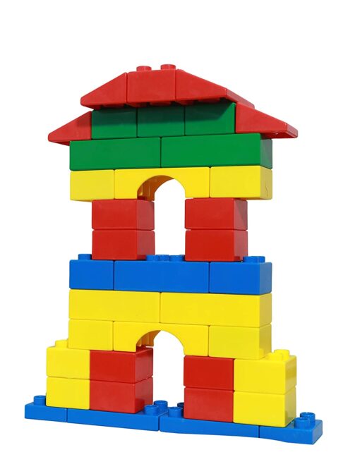 Peacock Kinder Blocks PVC Bag-50 Piece - Image 3