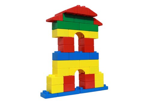Peacock Kinder Blocks PVC Bag-50 Piece - Image 4