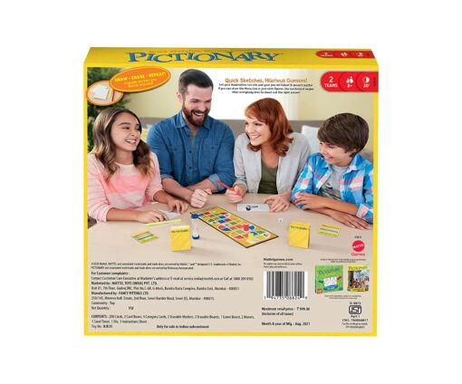 Pictionary India Edition - Mattel Pictionary India Special Board Game - Image 3