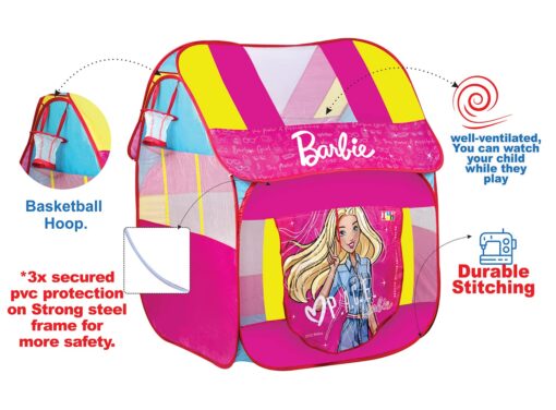 Itoys Barbie Pop Up Tent Foldable - Image 4