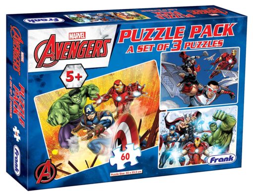 Frank Avengers 3 in 1 Puzzle 60 Pcs - Image 4
