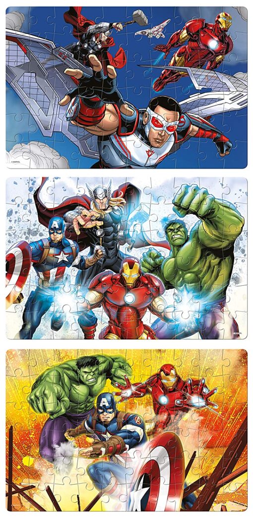 Frank Avengers 3 in 1 Puzzle 60 Pcs - Image 2