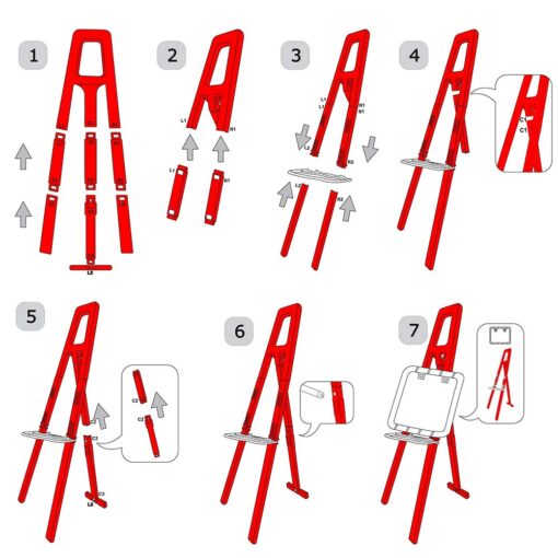 Itoys Spiderman 5 in 1 Easel Board - Image 6