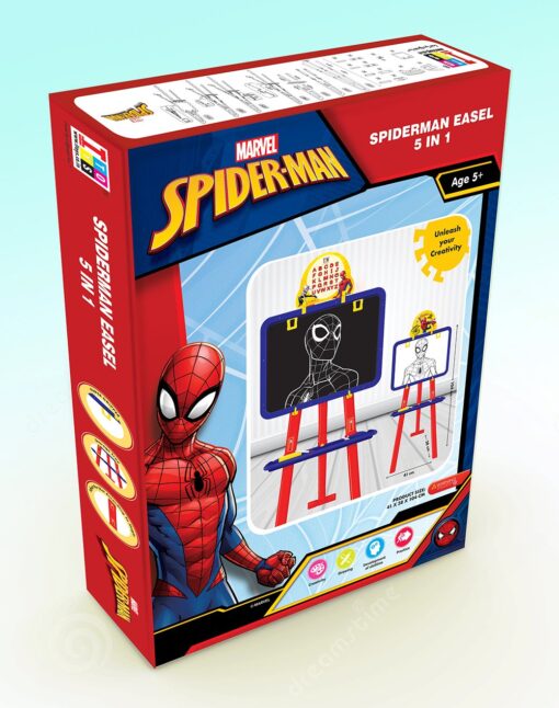 Itoys Spiderman 5 in 1 Easel Board - Image 7