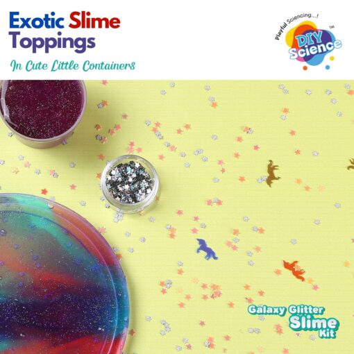 Diy Science Galaxy Glitter Slime Kit - Image 5