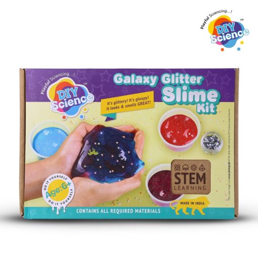 Diy Science Galaxy Glitter Slime Kit - Image 8