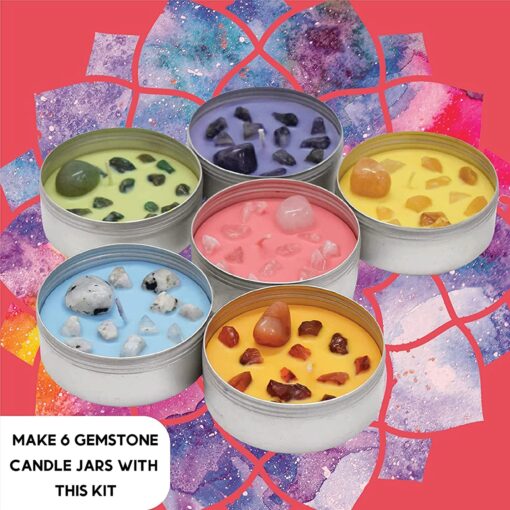 Kalakaram Gemstone Candle Making Kit - Image 3