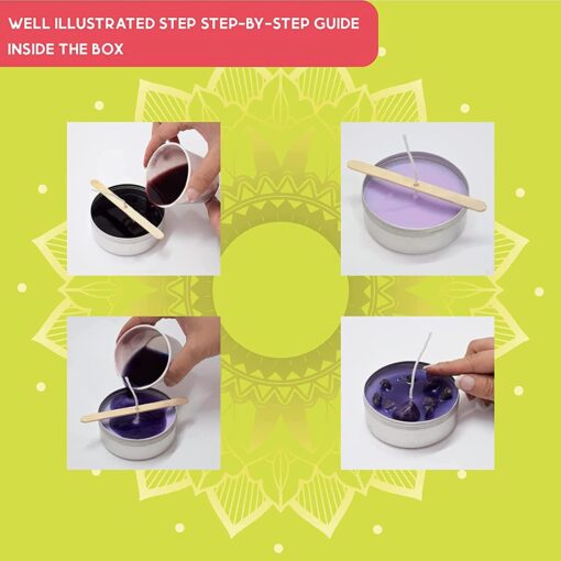 Kalakaram Gemstone Candle Making Kit - Image 5