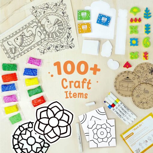 Imagimake Indian Art Forms - DIY Craft Kit For Kids 8 Years+ - Image 2