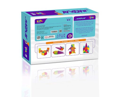 Kipa MagPlay 48 Pieces Magnetic Tiles - Image 8