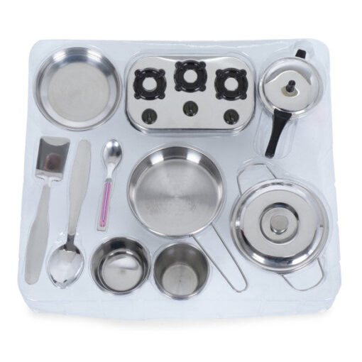Barbie Kitchen And Dining Play Set 24 Pcs - Image 4