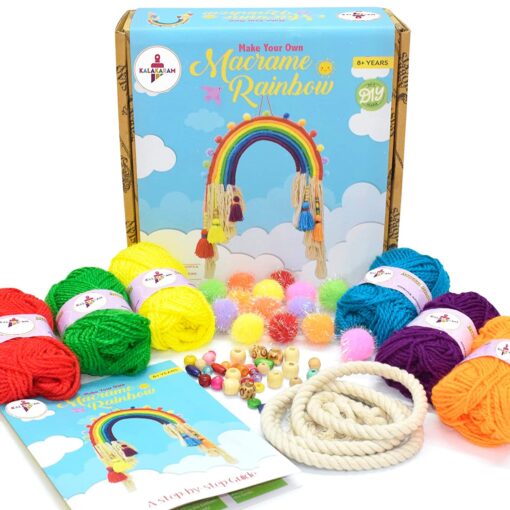 Kalakaram Make Your Own Macrame Rainbow