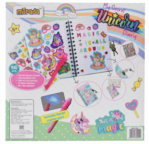 Mirada My Secret Unicorn Diary - Image 4