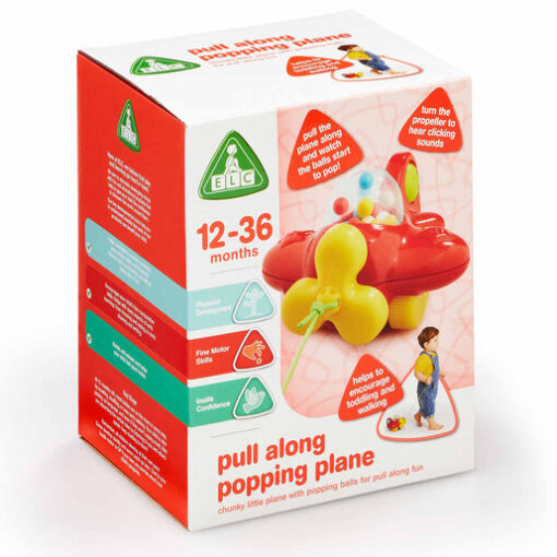 Elc Pull Along Popping Plane - Image 4
