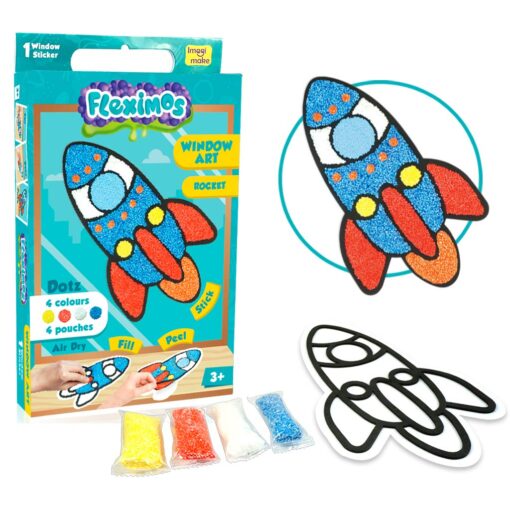 Imagimake Clay Stickers Rocket