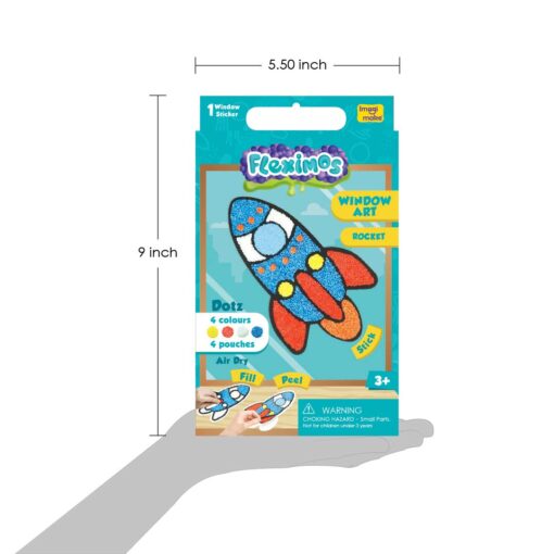 Imagimake Clay Stickers Rocket - Image 6
