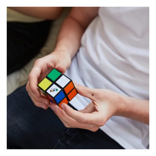 Spinmaster Rubik’s Cube Mini - 2x2 Classic Colour - Matching Puzzle For Ages 8 to Above - Image 3