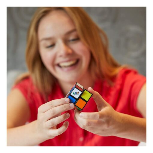 Spinmaster Rubik’s Cube Mini - 2x2 Classic Colour - Matching Puzzle For Ages 8 to Above - Image 5