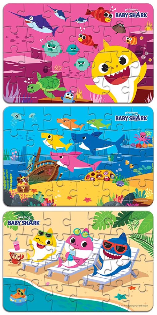 Frank Pinkfong Baby Shark 3 in 1 Puzzle 26 Pcs - Image 3
