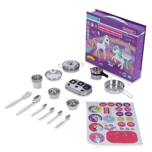 Unicorn Kitchen And Dining Play Set 24 Pcs