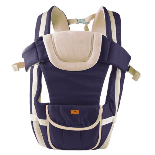 StarAndDaisy Multipurpose Strong Baby Carrier with Upgraded Breathable Air Fabric & Ergonomic Design Cushion Padding for Baby Comfort - Blue - Image 4