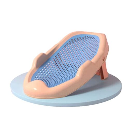StarAndDaisy Amazing Bathing Combo Foldable Baby Bathtub with Temperature Meter, And Baby Bathtub Seat Chair (Pink) - Image 2