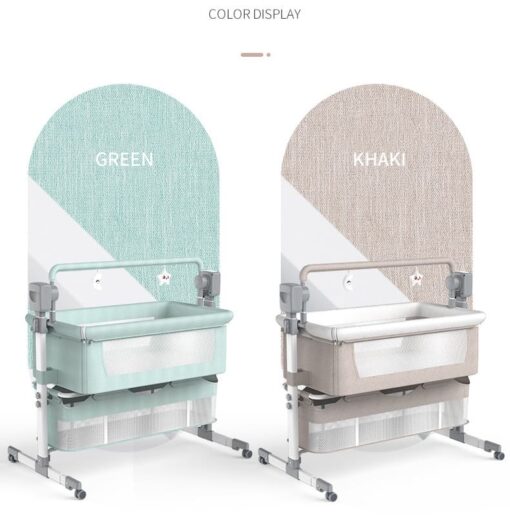 [Refurbished] StarAndDaisy Automatic Baby Cradle Swing Cot with Remote Control, Bluetooth and Music (Brown | EC01) - Image 3