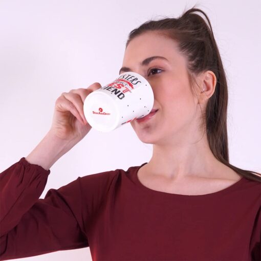 StarAndDaisy Trendy Mugs - Ceramic Tea Coffee Milk Cups with Microwave and Dishwasher  Safe - SND-MM-04 - Image 4