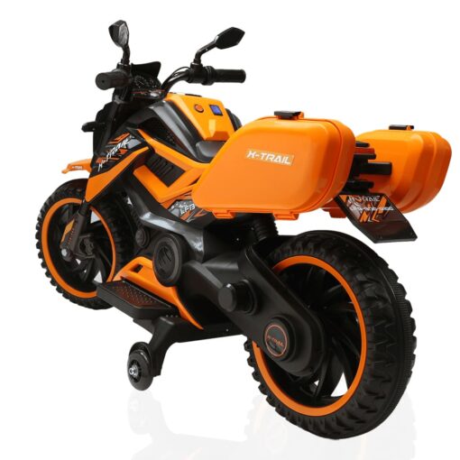 X-Trail Sports Electric Motor Bike 12v Rechargeable Battery Operated Motorcycle Ride on Bike-Ride on Kids- Kids to Drive Toy Bike Suitable for for Boys, Girls Age for 3-7 Years (Orange | LFB-BDQ8100) - Image 13