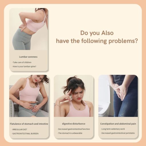 Electric Abdominal Machine kneading instrument Hot compress warms the abdomen waist flat tummy abdominal massager belt - Image 7