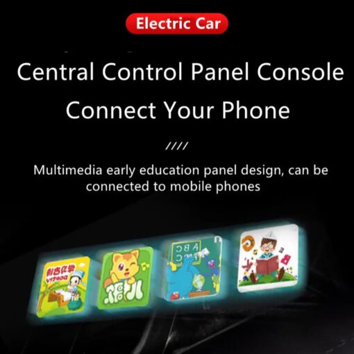 Ride-On Car For Kids With Parental Control | Classic Lights And Sound Effects (Yellow | LFC-1366RR) - Image 5