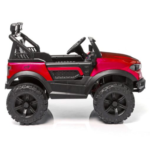 StarAndDaisy Rechargeable Battery Operated Ride On Jeep for Kids with Bluetooth & Music for Children - Red - Image 4