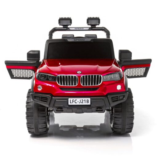 StarAndDaisy Rechargeable Battery Operated Ride On Jeep for Kids with Bluetooth & Music for Children - Red - Image 7