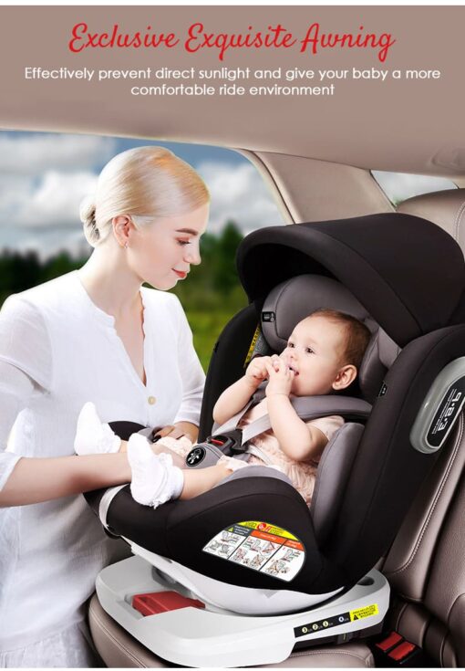 Luxury Car Seat for Baby in Red color - Baby Car Seat (Luxury Red) - StarAndDaisy - Image 11