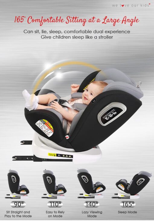 Luxury Car Seat for Baby in Red color - Baby Car Seat (Luxury Red) - StarAndDaisy - Image 13