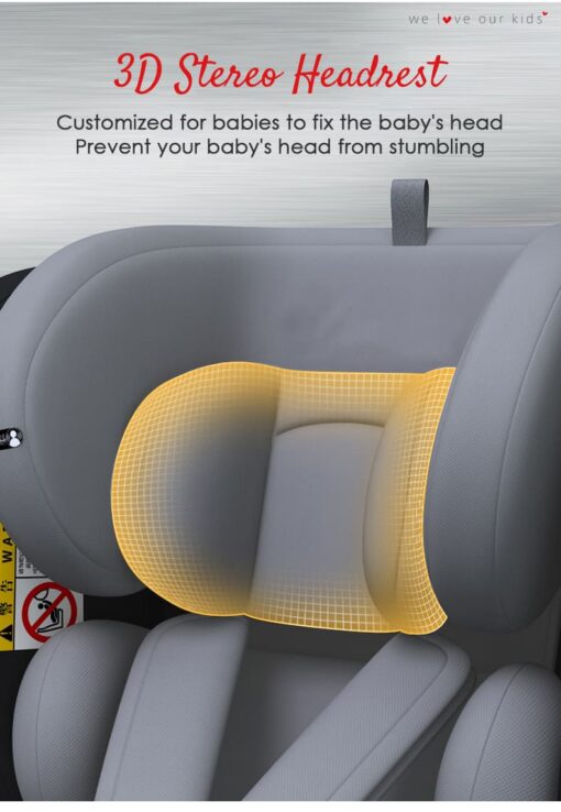 Luxury Car Seat for Baby in Red color - Baby Car Seat (Luxury Red) - StarAndDaisy - Image 20
