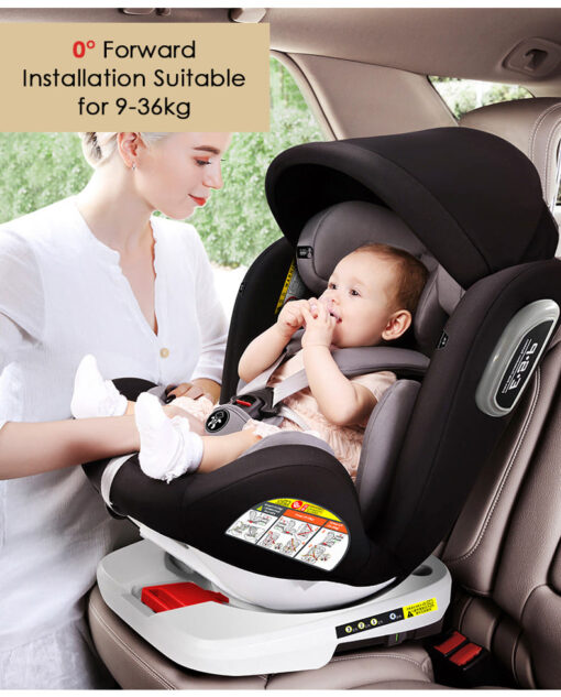 Luxury Car Seat for Baby in Red color - Baby Car Seat (Luxury Red) - StarAndDaisy - Image 7