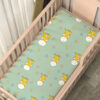 StarAndDaisy New Born Baby Soft Breathable Cotton Crib Sheet, Toddler Mattress Bed Sheets Set, Nursery Sheet for Standard Size Crib or Comfortable for Infants