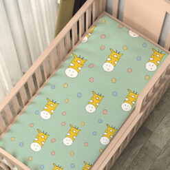StarAndDaisy New Born Baby Soft Breathable Cotton Crib Sheet, Toddler Mattress Bed Sheets Set, Nursery Sheet for Standard Size Crib or Comfortable for Infants
