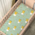StarAndDaisy New Born Baby Soft Breathable Cotton Crib Sheet, Toddler Mattress Bed Sheets Set, Nursery Sheet for Standard Size Crib or Comfortable for Infants